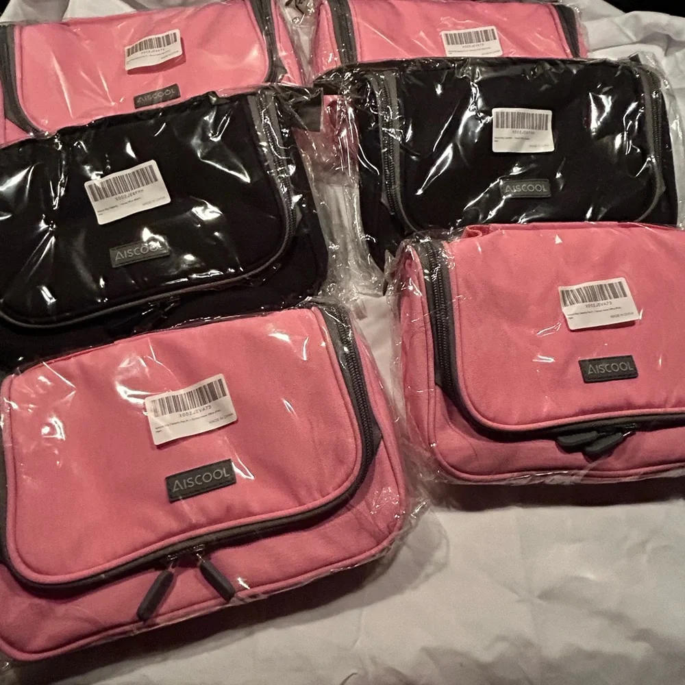 NWT Aiscool Pink Pencil, Pen, Stationary Case Organizer for School or Office